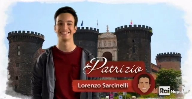 Lorenzo Sarcinelli (Patrizio) nella sigla di Un posto al sole