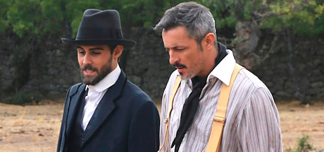 RAMIRO con ALFONSO, soap Il Segreto