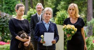 Tina, Hildegard e Beatrice al funerale di Tom, Tempesta d'amore © ARD/Christof Arnold