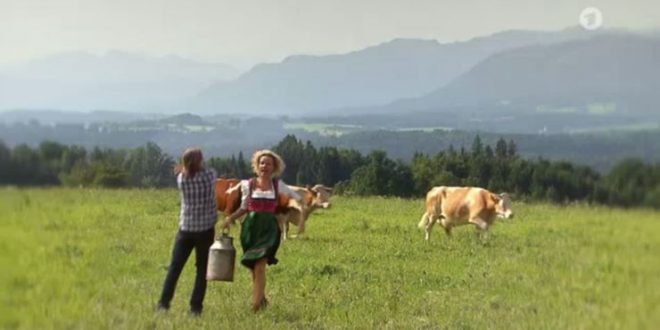 Michael e Natascha contadini, ARD (Screenshot)