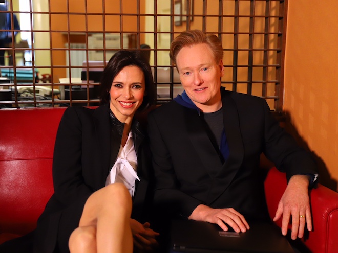 Valentina Pace e Conan O'Brien