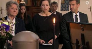 Funerale di David, Tempesta d'amore © Screenshot da Facebook