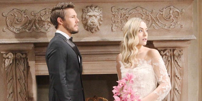 HOPE e LIAM, matrimonio / Beautiful (foto CBS / JPI Studios)