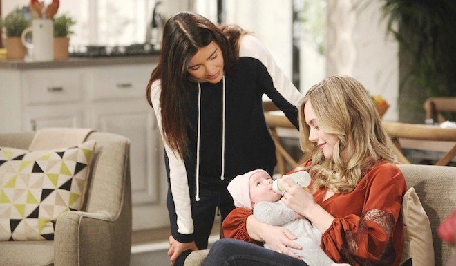 Steffy, Hope e "Phoebe" / Copyright foto: CBS e JPI Studios