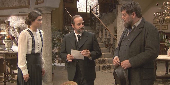 MARIA, RAIMUNDO e MAURICIO / Il segreto (foto copyright: MEDIASET e ATRESMEDIA)