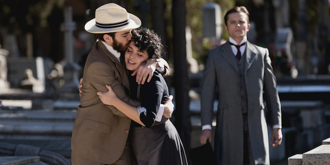 DIEGO, BLANCA e SAMUEL di UNA VITA / Copyright della foto: MEDIASET e ATRESMEDIA