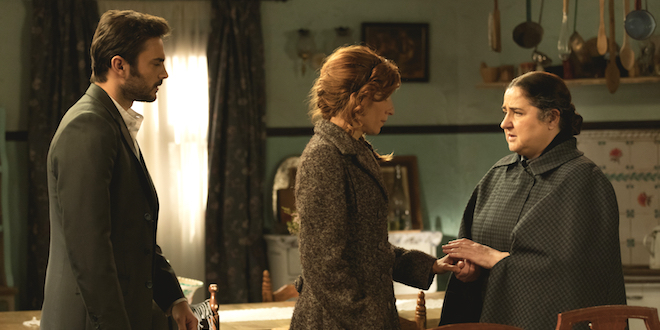 SAUL, FE e CONSUELO de IL SEGRETO (copytight foto: MEDIASET e ATRESMEDIA)