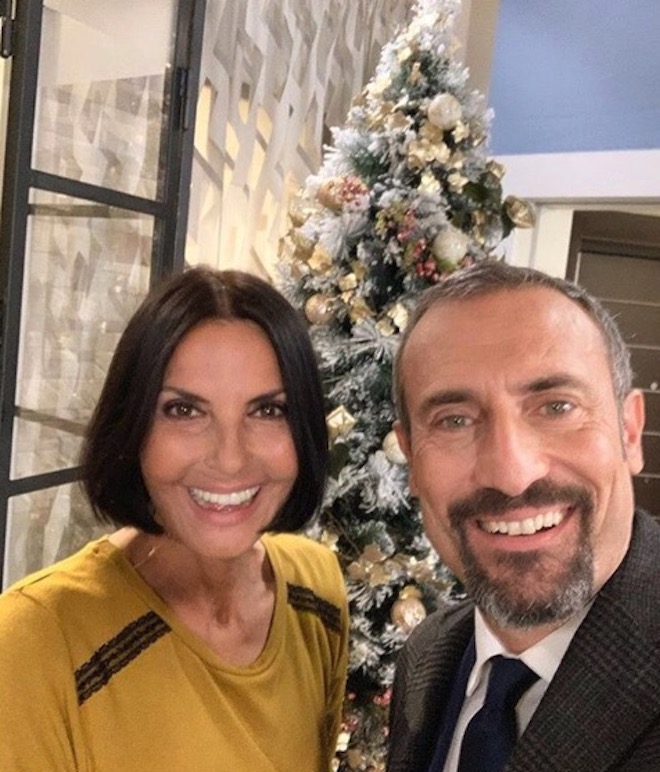 Natale a Un posto al sole: NINA SOLDANO (Marina) e GIORGIO BORGHETTI (Fabrizio)