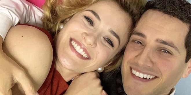 SALVATORE e GABRIELLA de Il paradiso delle signore / Foto dal profilo Instagram di Emanuel Caserio