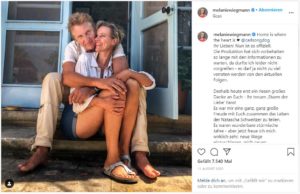 Il post di addio di Melanie Wiegmann su Instagram, Tempesta d'amore