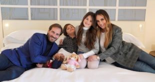 Maurizio Aiello (con la sua famiglia)