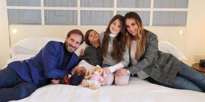 Maurizio Aiello (con la sua famiglia)