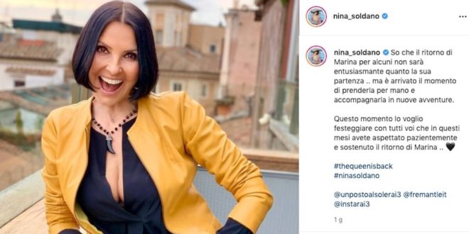 Il ritorno di Nina Soldano a Un posto al sole