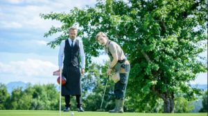 Gerry impressiona Erik giocando a golf, Tempesta d'amore © ARD Christof Arnold