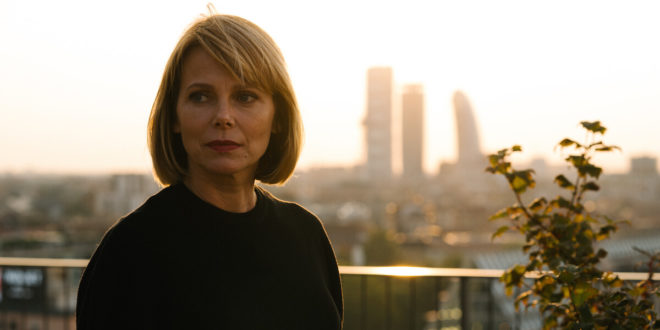 Barbora Bobulova in Studio Battaglia, foto di Matteo Graia