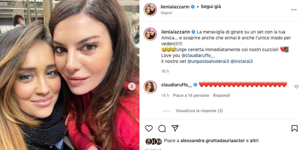 Ilenia Lazzarin e Claudia Ruffo