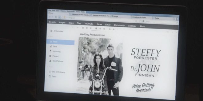 Annuncio matrimonio Steffy - Finn (Beautiful)