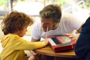 Mio figlio (foto Mediaset)