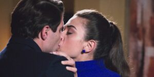 Bacio tra Marcello e Rosa / Il paradiso delle signore