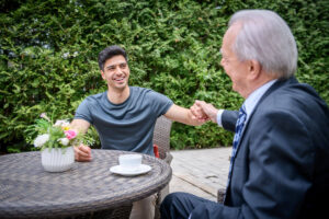 Leander e Werner / Tempesta d'amore (foto Mediaset)