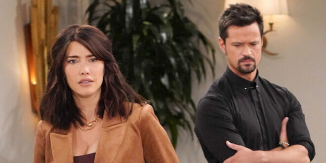 Steffy e Thomas / Beautiful (foto Mediaset)
