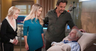 Brooke, Donna, Ridge ed Eric / Beautiful (foto Mediaset)
