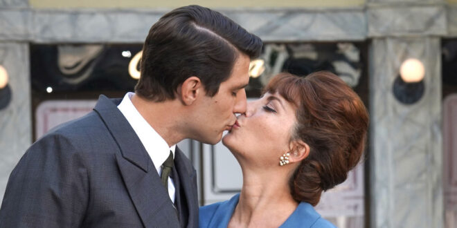 Gli attori Pietro Masotti e Vanessa Gravina / Il paradiso delle signore (foto Ufficio Stampa Aurora Tv)