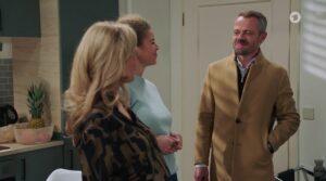 Ana, Yvonne e Erik, Tempesta d'amore © ARD (Screenshot)