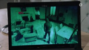 Tom viene registrato dalle telecamere di sicurezza, Tempesta d'amore © ARD (Screenshot)