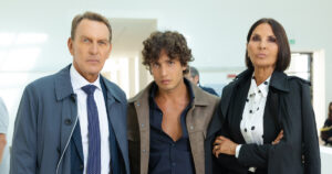 Roberto, Vinicio e Marina / Un posto al sole (foto RAI)