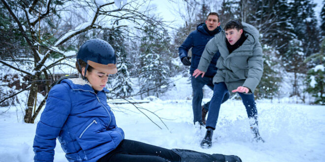 Ana, Vincent e Philipp / Tempesta d'amore (foto Mediaset)