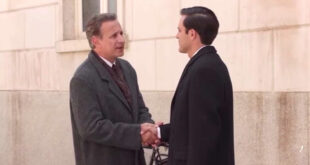 Professor Di Meo ed Enrico / Il paradiso delle signore (screenshot)