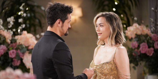 Thomas e Hope / Beautiful (foto Mediaset)