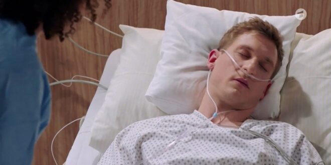 Vincent in ospedale / Tempesta d'amore (screenshot)