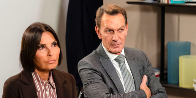 Nina Soldano e Riccardo Polizzy Carbonelli / Un posto al sole (foto RAI)