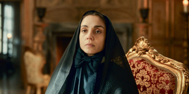 Film Francesca Cabrini, con Cristiana Dell'Anna (foto Mediaset)