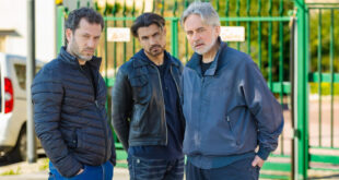 Gli attori Fiorenzo Madonna, Elvis Esposito e Peppe Miale / Un posto al sole (foto RAI)