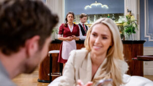Henry, Maxi e Larissa / Tempesta d'amore (foto Mediaset)