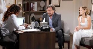 Grace, Ridge e Taylor / Beautiful (foto Howard Wise - JPI Studios)