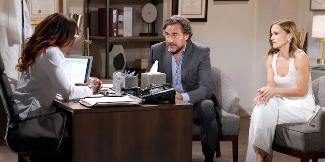 Grace, Ridge e Taylor / Beautiful (foto Howard Wise - JPI Studios)