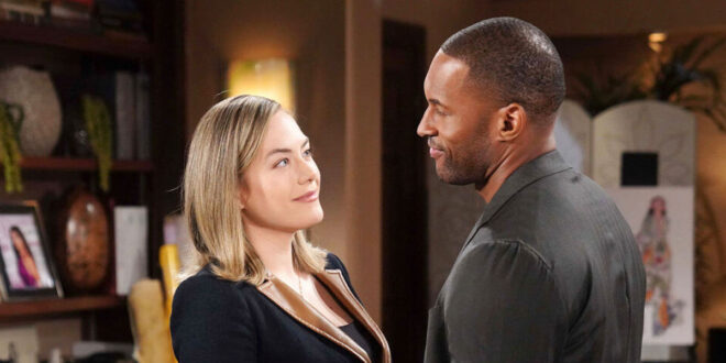 Hope e Carter / Beautiful (foto Mediaset)